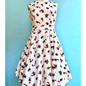 NWT Red Panda Ruby dress by Miss Lulo. Size XL